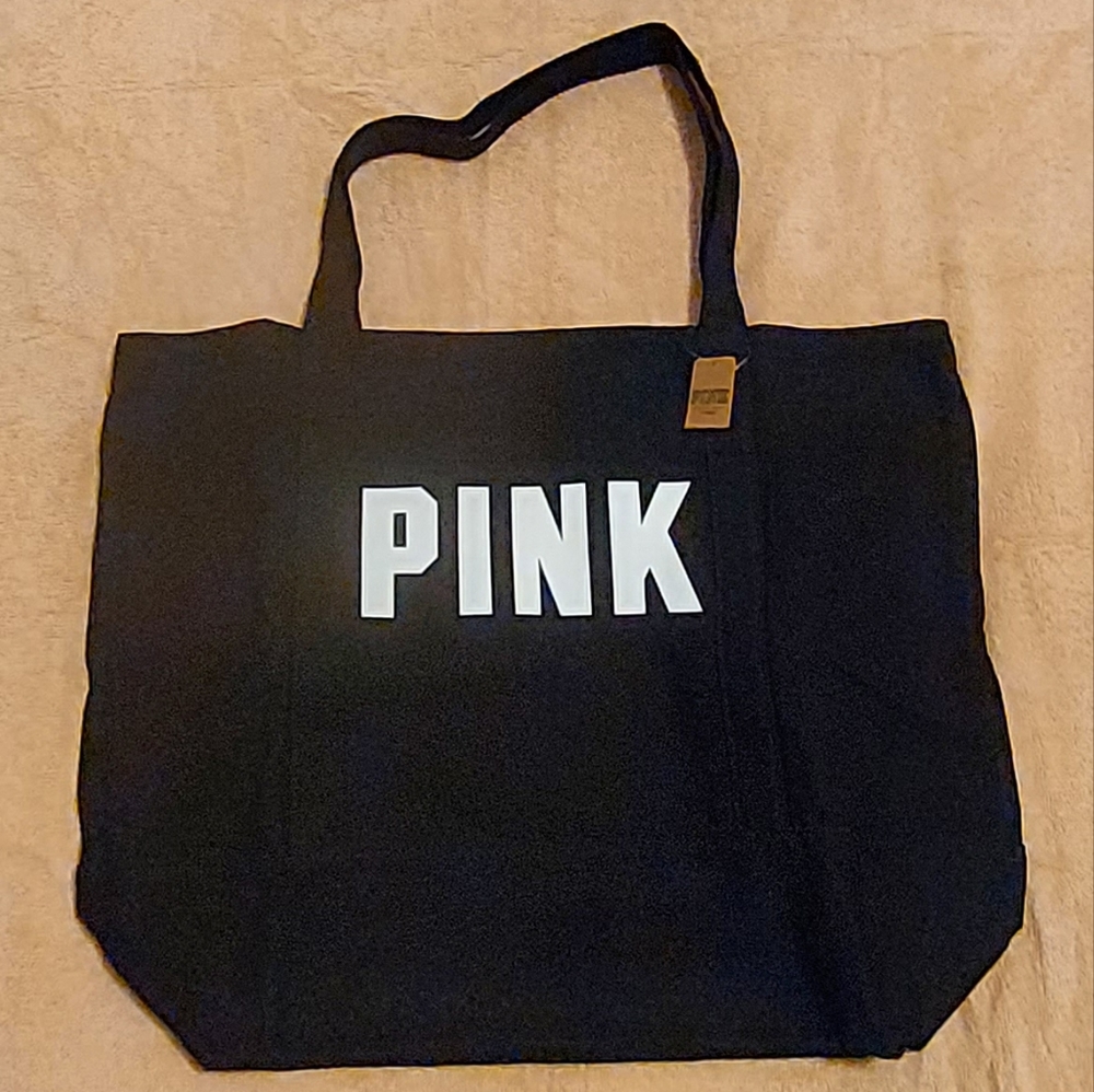 PINK canvas tote